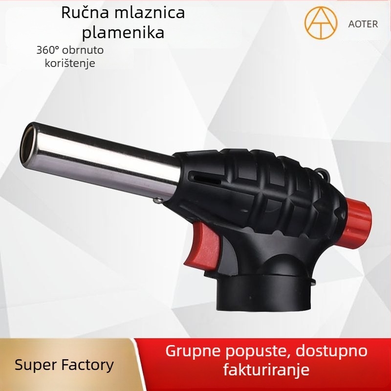 Inverzijski izlaz plamena za zavarivanje i roštiljanje