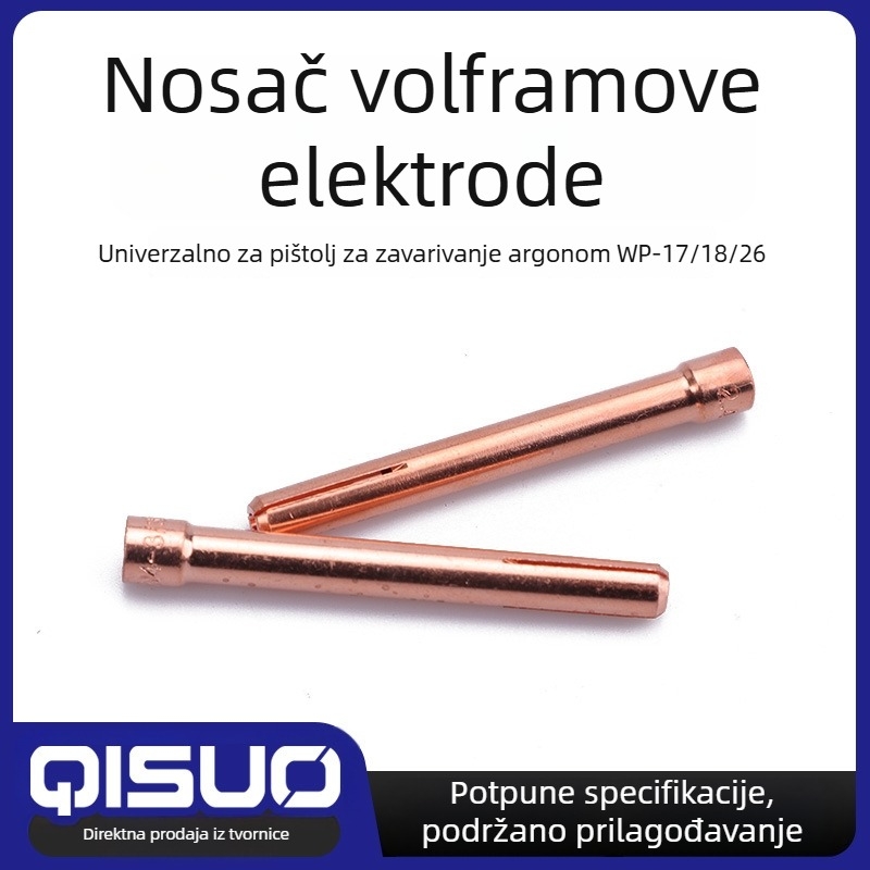 Klip wolfram elektrode za argonsko zavarivanje WP17/18/26, univerzalni WP12 wolfram klip