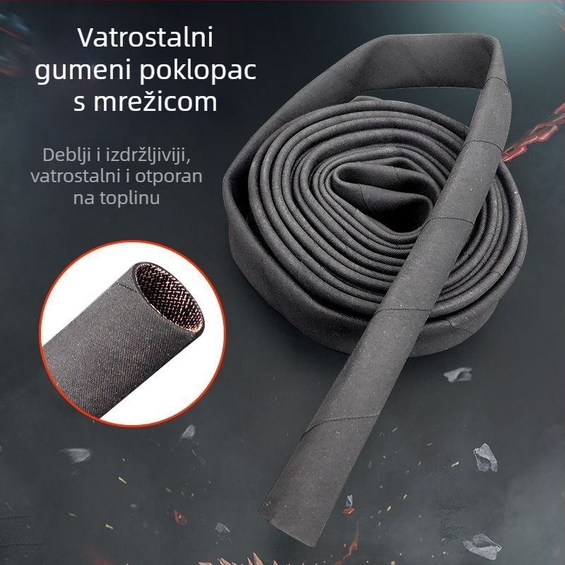 Kožni vanjski zaštitni pokrov otporn na vatru, promjera 28 mm, za zavarivanje argonskim lukom i plazma rezanje