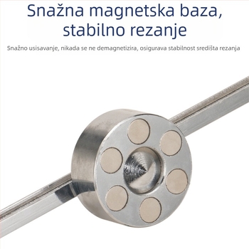 P80 plazma rezna pištolj s LGK-100 rezačem, 50 cm kružni mjerač s magnetskom bazom