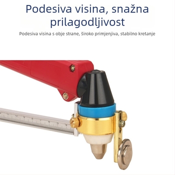 P80 plazma rezna pištolj s LGK-100 rezačem, 50 cm kružni mjerač s magnetskom bazom
