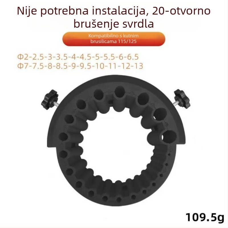 Alat za oštrenje bušilica i držač bušilica za kutnu brusilicu, novi model