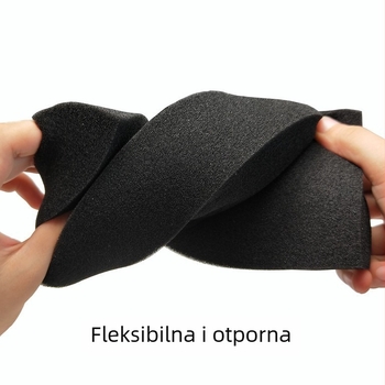 Crna spužva za pranje automobila visoke gustoće, otporna na kidanje i habanje, višenamjenska za čišćenje felgi