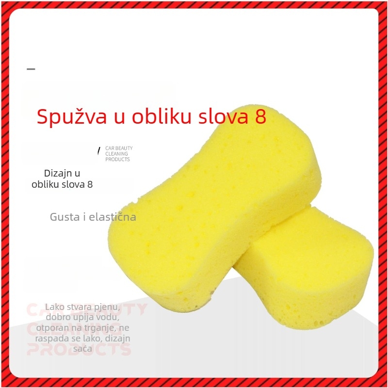 Spužva u obliku osmice za pranje automobila, visoke gustoće, upijajuća