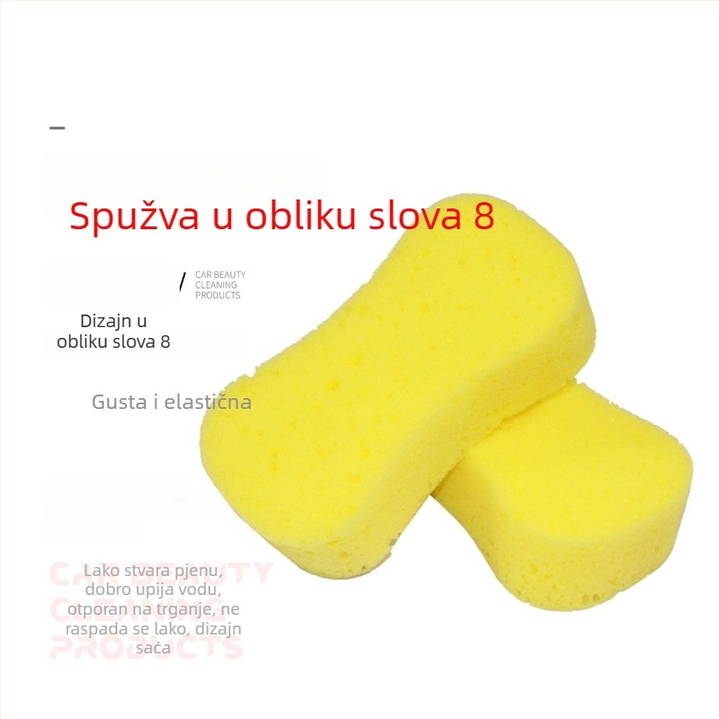 Spužva u obliku osmice za pranje automobila, visoke gustoće, upijajuća