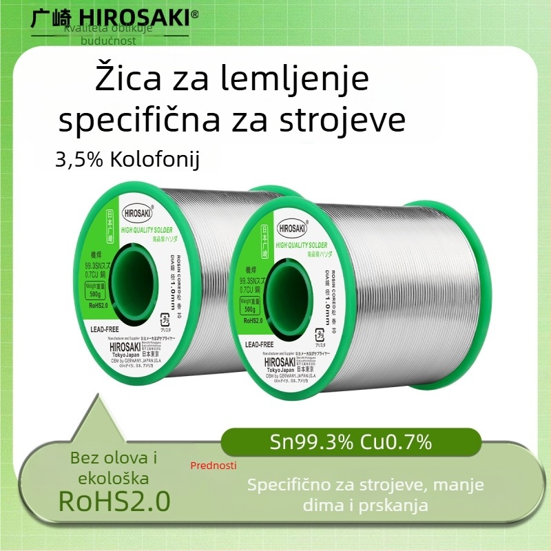 Bezolovna lemna žica za potpuno automatsku lemnu mašinu, sadržaj smole 3,5%