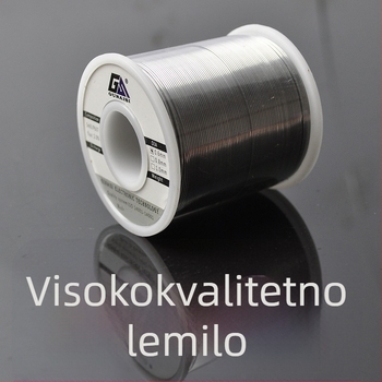 No-clean žica za lemljenje s jezgrom smole, olovni, visok sjaj cinka, za popravke, 500 g