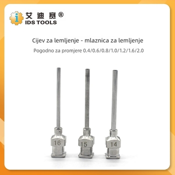 Automatski pribor za lemljenje s cijevi za napajanje olova i odvode olova, Iron Dragon cijev, serija 0,4–2,0 mm