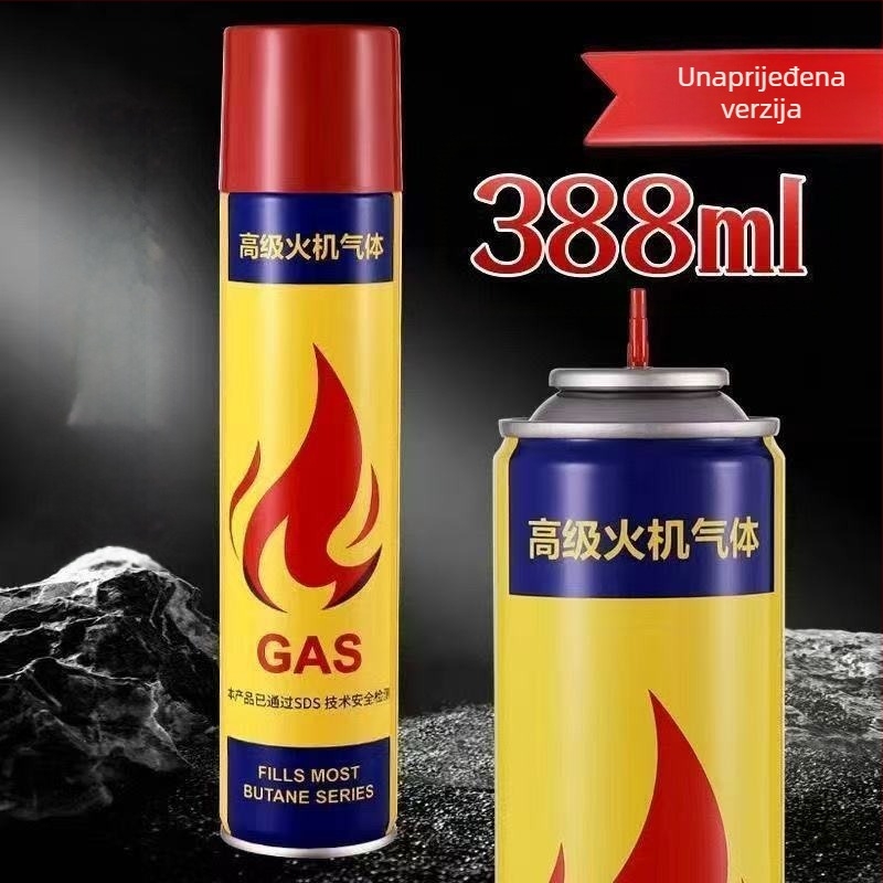 Mingyang 400 ml butan plin za upaljače s plastičnim ventilom Wolong