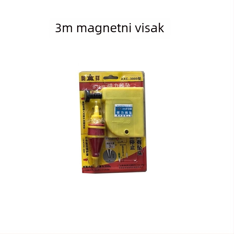 Višenamjenski magnetski utezi za viseću liniju s magnetskim čekićem, duljine 3 m, 5 m i 6 m