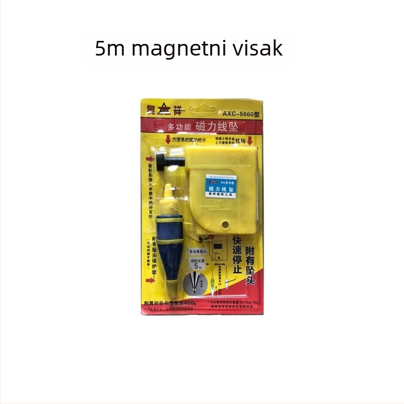 Višenamjenski magnetski utezi za viseću liniju s magnetskim čekićem, duljine 3 m, 5 m i 6 m