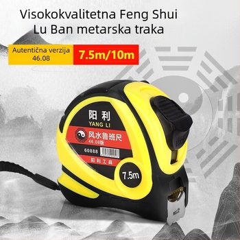 Autentična Luban mjerna traka za Feng Shui – Carski dvor, 46.08, širina 7,5 mm, duljina 10 m, visoka preciznost