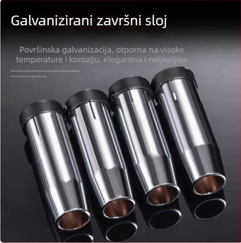 Binzel 15AK24KD36KD CO2 zavarivački plamenik s zaštitnom mlaznicom i zaštitnim kućištem