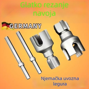 Set alata za navoj PVC cijevi – unutarnji i vanjski navoj, univerzalni alat za navoj za PPR cijevi, 1/2 i 3/4 inča