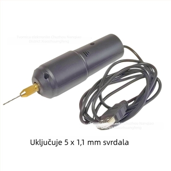 Mini USB ručna bušilica za modele zrakoplova – kompaktan alat za obradu drva, 5V DC