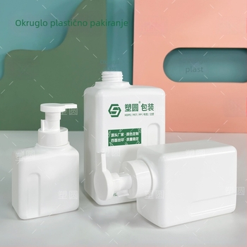 HDPE boca s pumpom, okruglog ramena, 600 ml ili 1000 ml, boca za deterdžent / tekućina za pranje suđa, plastika