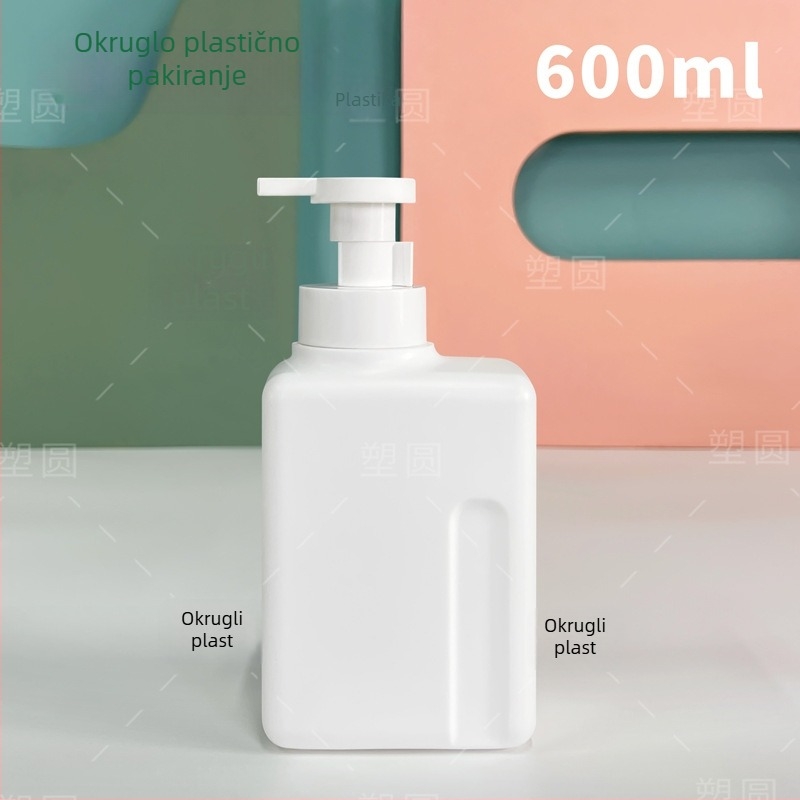 HDPE boca s pumpom, okruglog ramena, 600 ml ili 1000 ml, boca za deterdžent / tekućina za pranje suđa, plastika