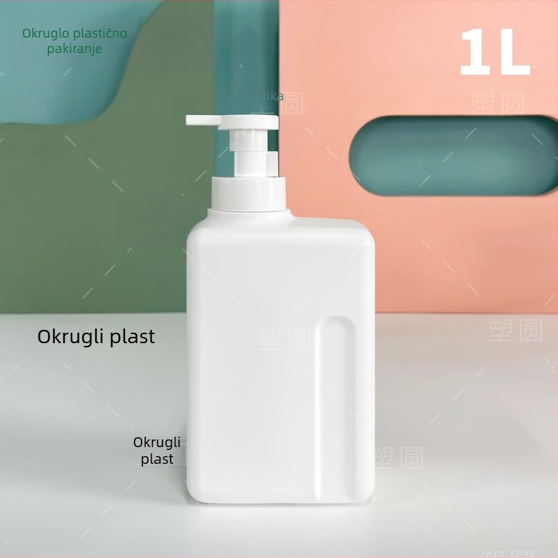 HDPE boca s pumpom, okruglog ramena, 600 ml ili 1000 ml, boca za deterdžent / tekućina za pranje suđa, plastika