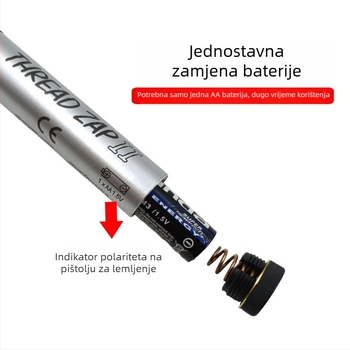 Unaprijeđena ručna električna lemilica za toplo rezanje žica; višenamjenski alat za kožnu traku, pleteni konopac, popravak žica i brzo topljenje