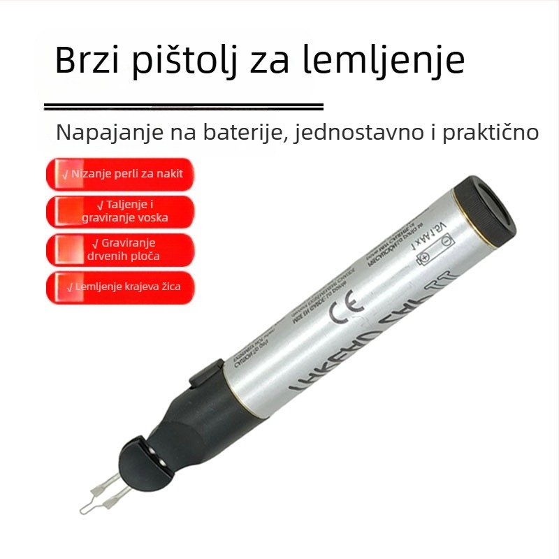 Unaprijeđena ručna električna lemilica za toplo rezanje žica; višenamjenski alat za kožnu traku, pleteni konopac, popravak žica i brzo topljenje
