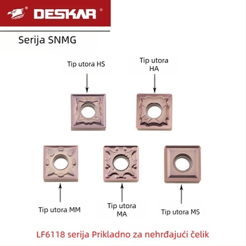 DESKAR SNMG120404-HA LF6118 MS/HS tip noža za strug od nehrđajućeg čelika