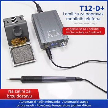T12D+ stanica za lemljenje s reguliranom temperaturom za popravak mobitela – DIY komplet