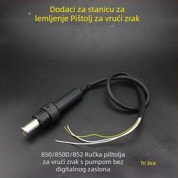 Drška za stanicu za zavarivanje toplim zrakom 850/852 – pribor za pištolu za toplinski zrak s 3 i 5 vodičima