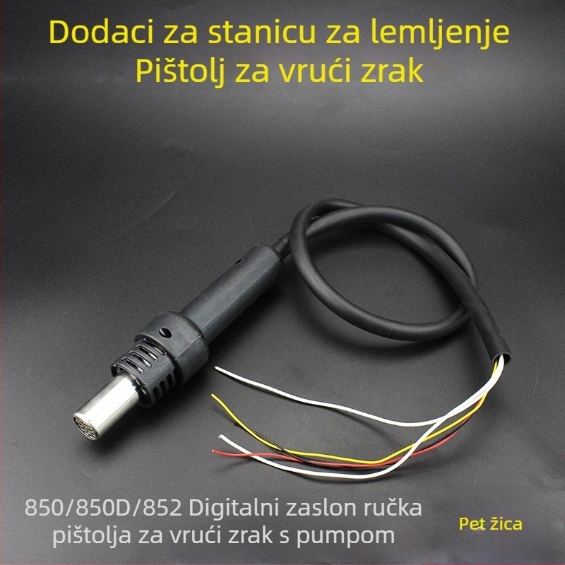 Drška za stanicu za zavarivanje toplim zrakom 850/852 – pribor za pištolu za toplinski zrak s 3 i 5 vodičima