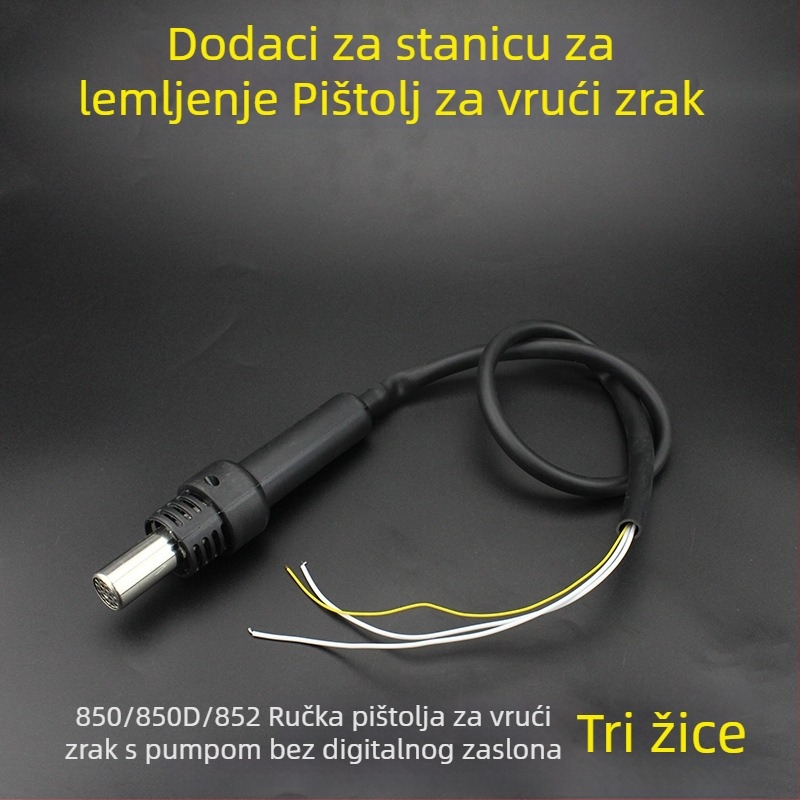 Drška za stanicu za zavarivanje toplim zrakom 850/852 – pribor za pištolu za toplinski zrak s 3 i 5 vodičima