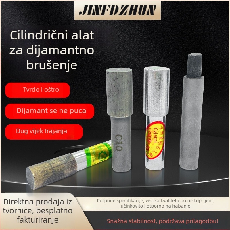 Dijamantna dresing olovka za brusne kolutove, cilindrički dijamantni dreser alat, oštar i izdržljiv