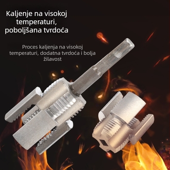 Profesionalni alat za unutarnji i vanjski navoj PPR cijevi, električni alat za navoj 1/2 inča i 3/4 inča