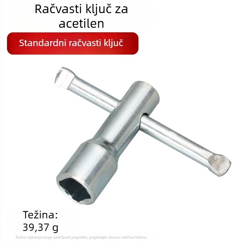 Ključ za acetilenski regulator i dodaci za ventil za oslobađanje tlaka