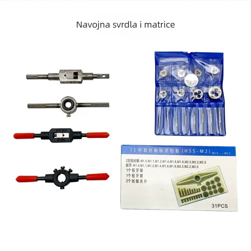 Set za navoj s ručnim držačem