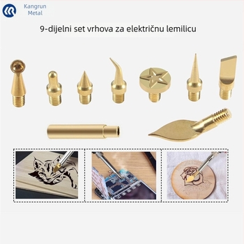 Set od 17 nastavaka za lemilicu, model 908936, za pirografiju, graviranje na drvu