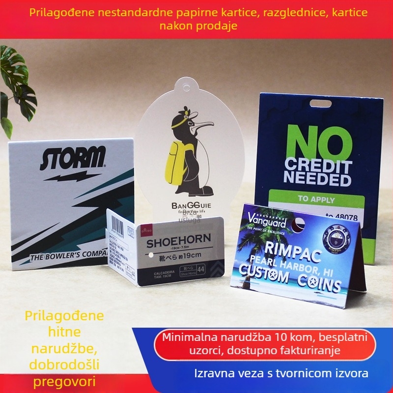 Vlastite etikete za odjeću – sklopljive etikete od laminiranog papira, punobojni tisak, PVC etikete za odjeću, dizajn i proizvodnja