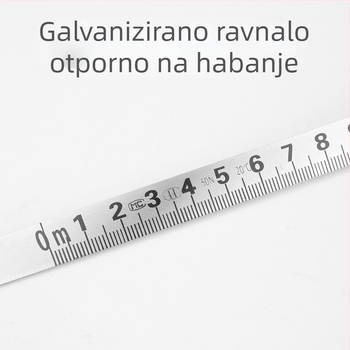 50 m čelični okvirni ravnalo, prijenosna čelična mjerna traka, 100 m nehrđajući čelični okvirni ravnalo