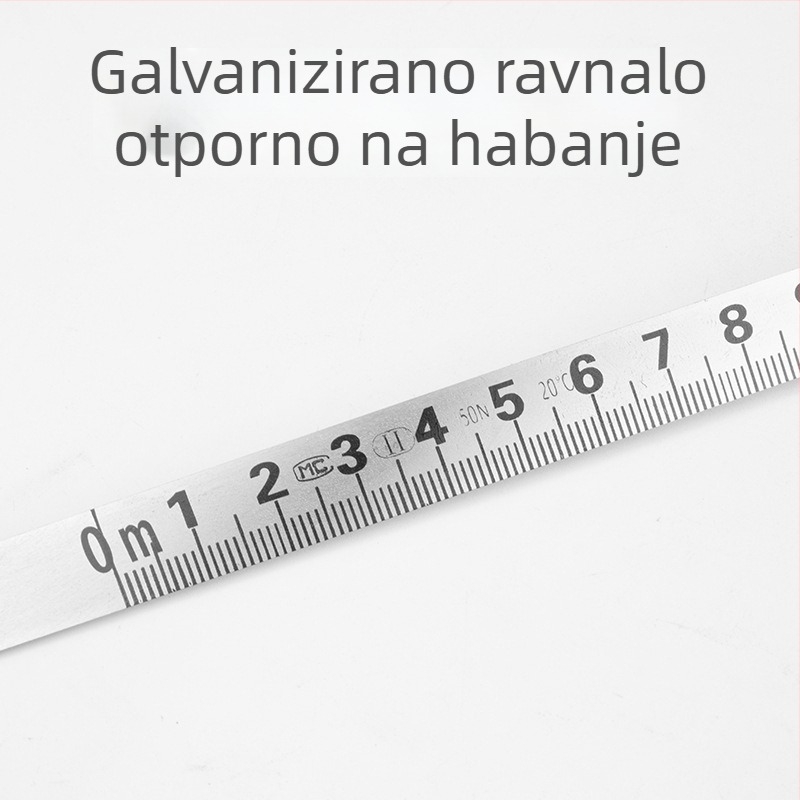50 m čelični okvirni ravnalo, prijenosna čelična mjerna traka, 100 m nehrđajući čelični okvirni ravnalo