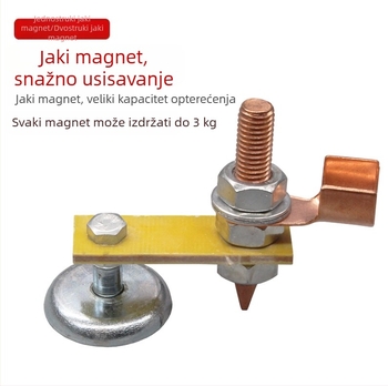 Magnetski klip za uzemljenje za zavarivanje – s jednim ili dvostrukim glavama