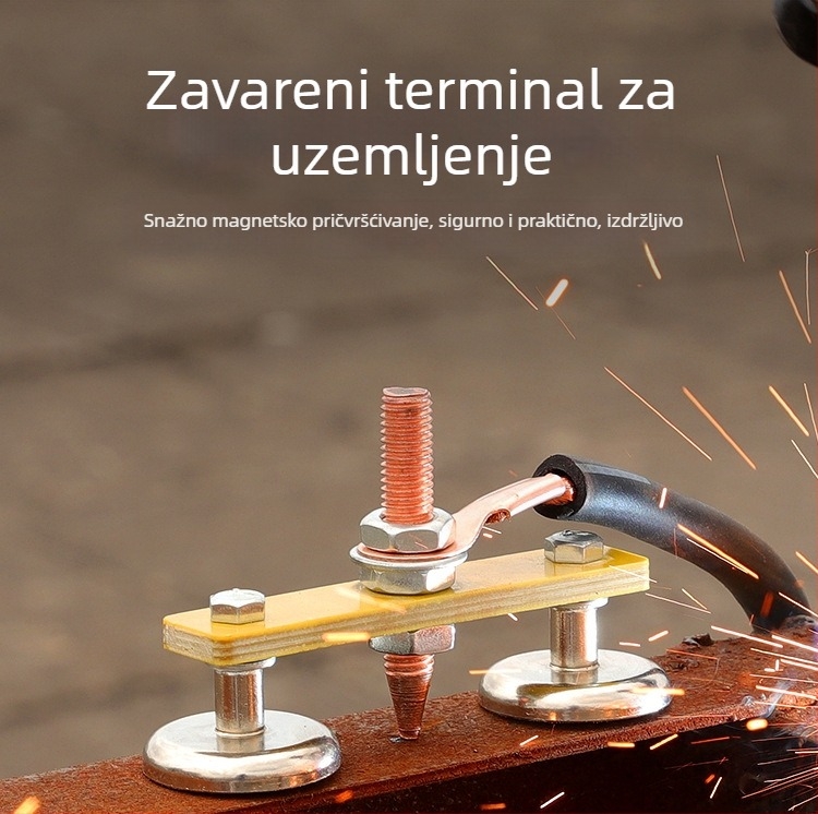 Magnetski klip za uzemljenje za zavarivanje – s jednim ili dvostrukim glavama