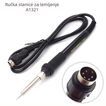1321 Bijela ručka s LED-om za 907 električni lemilicu, antistatička ručka za stanicu za lemjenje