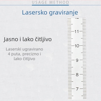 Precizan bevel gauge i klinasti feeler gauge skup za mjerenje razmaka