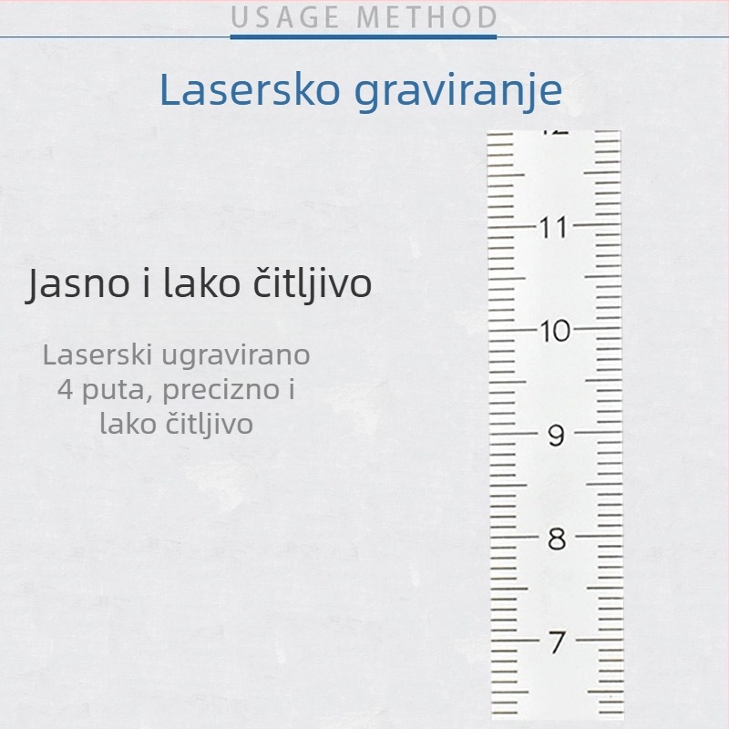 Precizan bevel gauge i klinasti feeler gauge skup za mjerenje razmaka