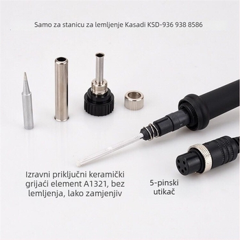 Kasadl Casarte 936B 936A drška lemilice s keramičkim grijačem konstantne temperature, A1321