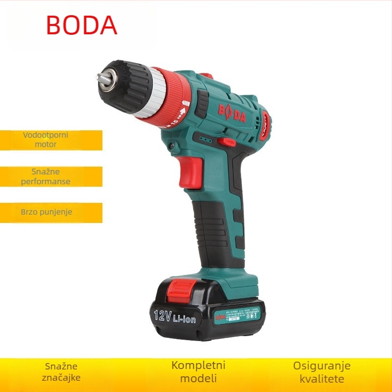 Broad 1201 Punjiva bušilica D2103-10L, motor bez četkica, 16V/21V