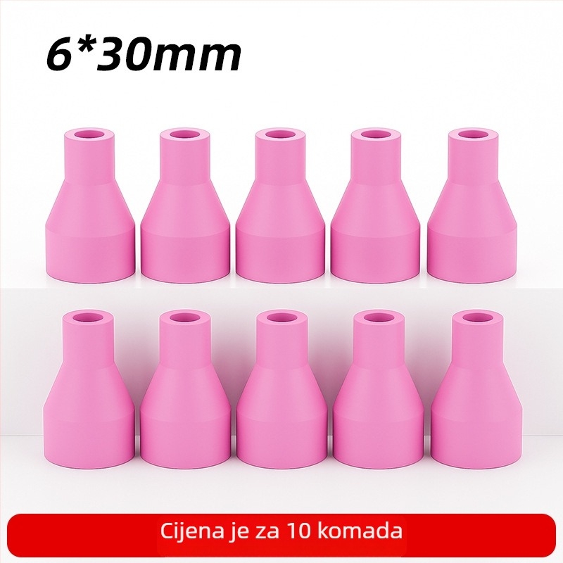 Qq150A keramička mlaznica za argonsko lukovno zavarivanje, za zavarivački pištolj – zaštitni poklopac mlaznice 6×30 mm