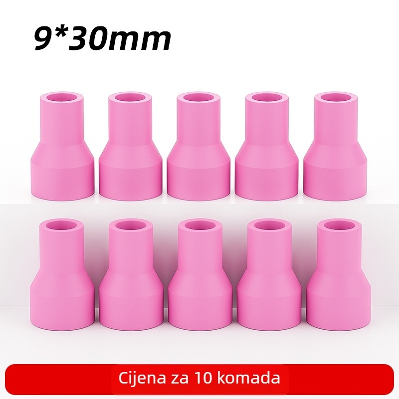 Qq150A keramička mlaznica za argonsko lukovno zavarivanje, za zavarivački pištolj – zaštitni poklopac mlaznice 6×30 mm