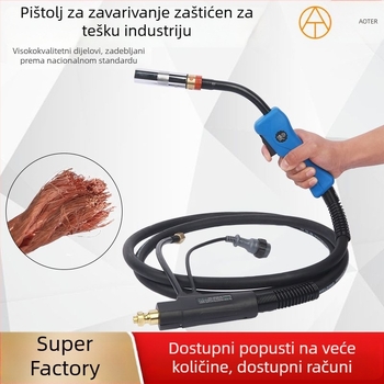 Zavarivački torš CO2 zaštita za tešku industriju, 200A/350A/500A, kabel 3m/5m
