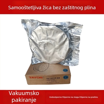 Samozaštićeni žični drut za zavarivanje s flux-core TY-Y71T-GS, 1 kg, marka Shanghai GM, bez plina