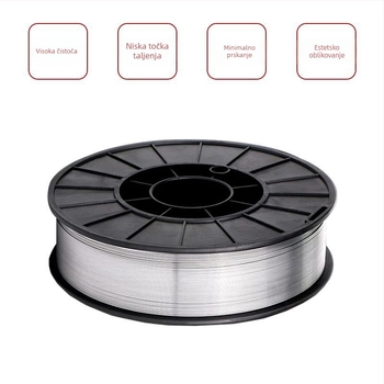 Samozaštićeni žični drut za zavarivanje s flux-core TY-Y71T-GS, 1 kg, marka Shanghai GM, bez plina