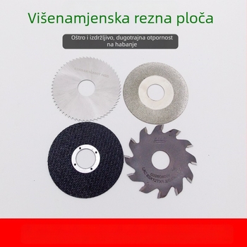 Oštrica pile promjera 2.5 inča (63 mm), HSS visoke brzine legura, dijamantni segment i smolni brusni kotač — višenamjenska rezna oštrica